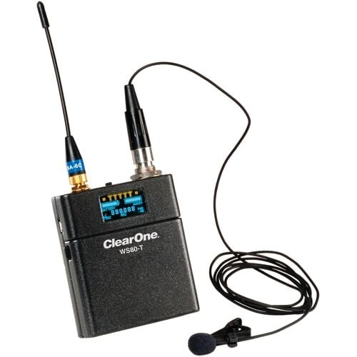 ClearOne 910-6004-040Lavalier Cardioid Black Color Microphone