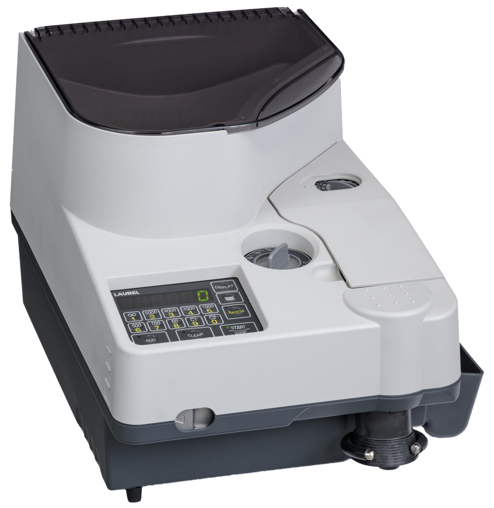 Laurel C-4000 Coin Counting Machine | SKU: C-4000 | High-Speed Bank Coin Counter Laurel C-4000 Coin Counting Machine | SKU: C-4000 | High-Speed Bank Coin Counter