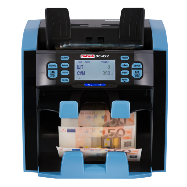 DoCash DC-45V Banknote Counter, Professional Bill Counting Machine, SKU: DoCash DC-45V