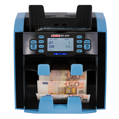DoCash DC-45V Banknote Counter, Professional Bill Counting Machine, SKU: DoCash DC-45V