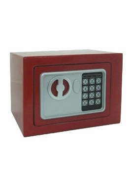 Eagle EA168(RD) Mini Safe Red | Secure Personal Safe | SKU: EA168(RD)