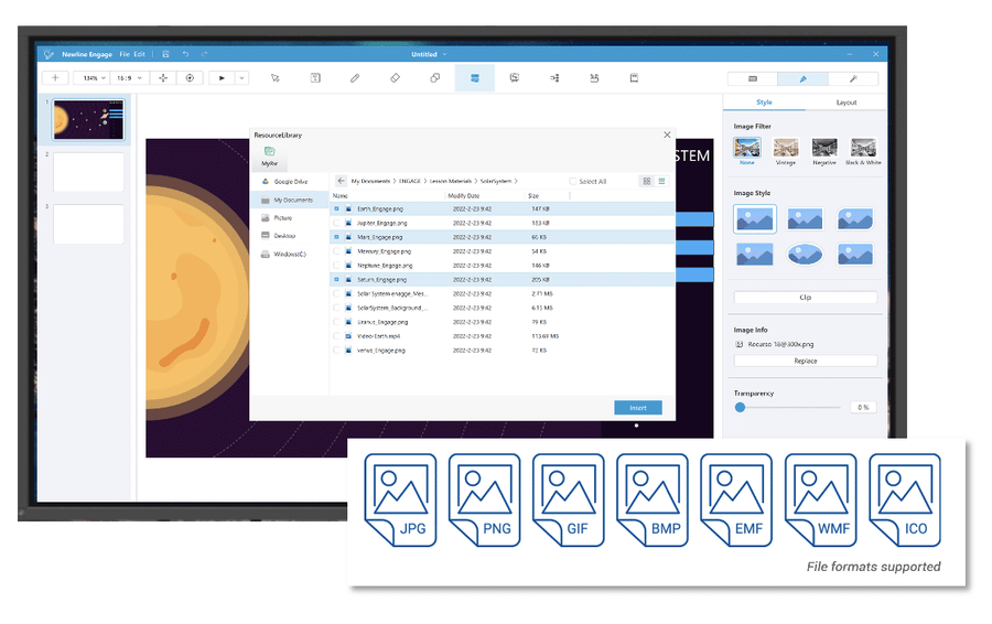 Newline Engage Desktop Interactive Flat Panel Software