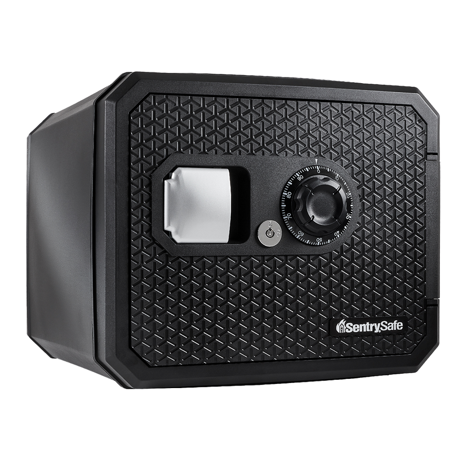 Sentry Fireproof & Waterproof Safe with Dial Combination & Override Key FPW082KS