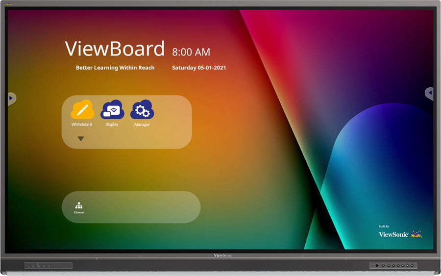 ViewSonic ViewBoard 75-inch 4K Interactive Flat Panel – IFP7552-1CF