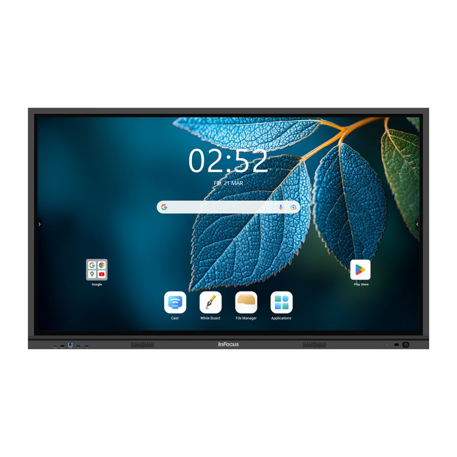 InFocus JTouch Series 13e 75-inch Interactive Flat Panel – IN7513e