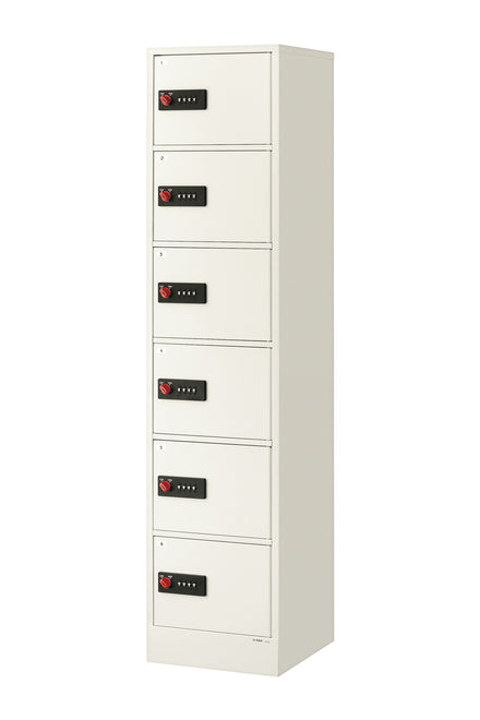 EIKO LK-406W Secure Storage Locker, White Finish – SKU LK-406W