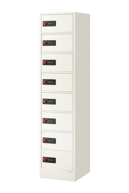 EIKO LK-408W Secure Storage Locker, White Finish, SKU LK-408W