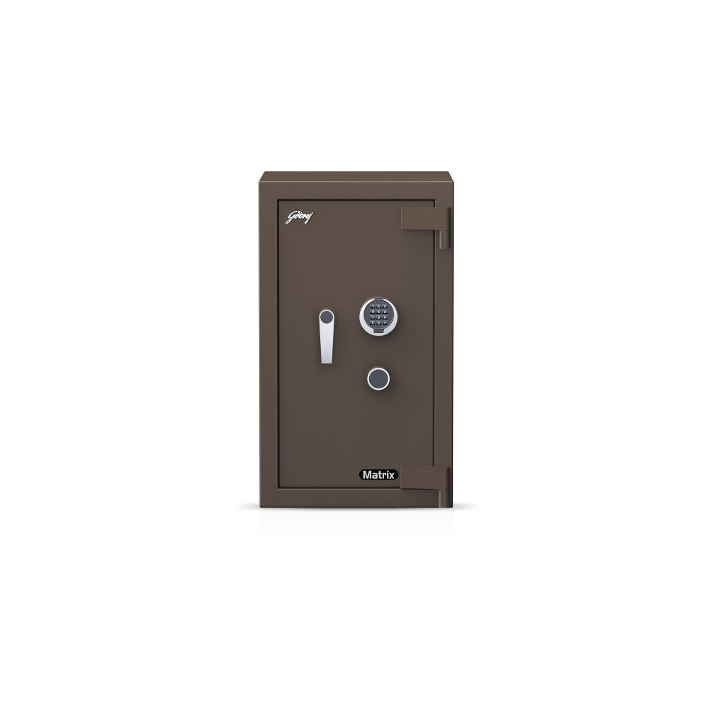 Godrej Matrix 3016 (94L) V5 EL+KL Safe, Coffee Brown – Martrix Digital + Keylock - 3016 Godrej Matrix 3016 (94L) V5 EL+KL Safe, Coffee Brown – Martrix Digital + Keylock - 3016