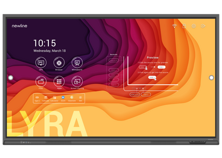 Newline Lyra 98-inch interactive flat panel display