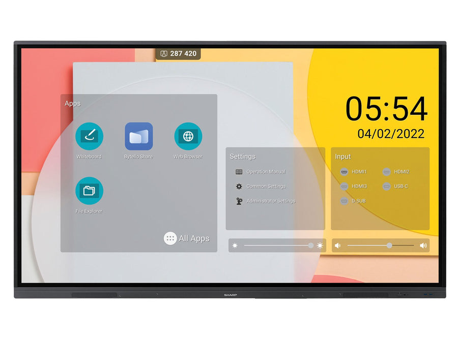 Sharp BIG PAD L2B 86-inch 4K Interactive Flat Panel – PN-L862B