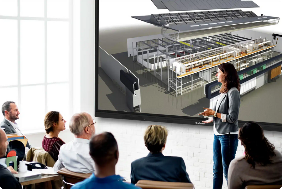 OneScreen Touchscreen T7 Business 105-inch Interactive Flat Panel
