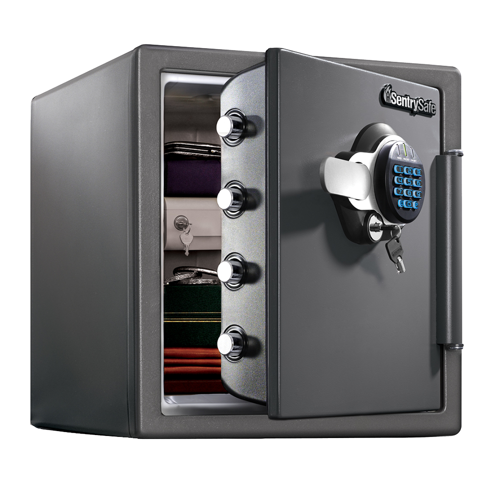 Sentry Digital Fire/Water Safe SFW123GDC – Waterproof & Fireproof Safe | SentrySafe Sentry Digital Fire/Water Safe SFW123GDC – Waterproof & Fireproof Safe | SentrySafe