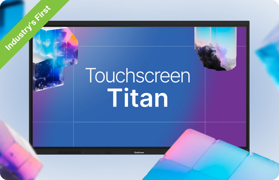 OneScreen Touchscreen Titan Business 75-inch Interactive Flat Panel