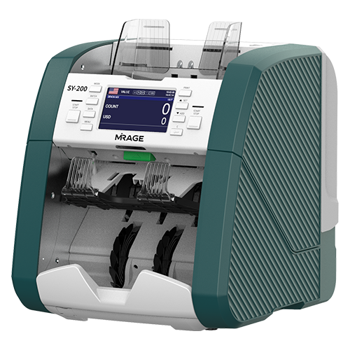 MIRAGE SY-200 Supreme Two Pocket Banknote Discriminator & Fitness Sorter | SKU SY-200