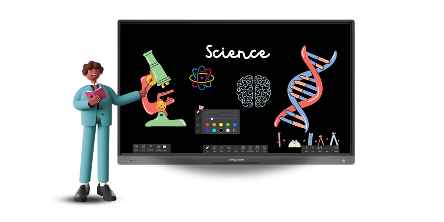 Specktron CDX 65” 4K Smart Interactive Panel – Model CDX-65i
