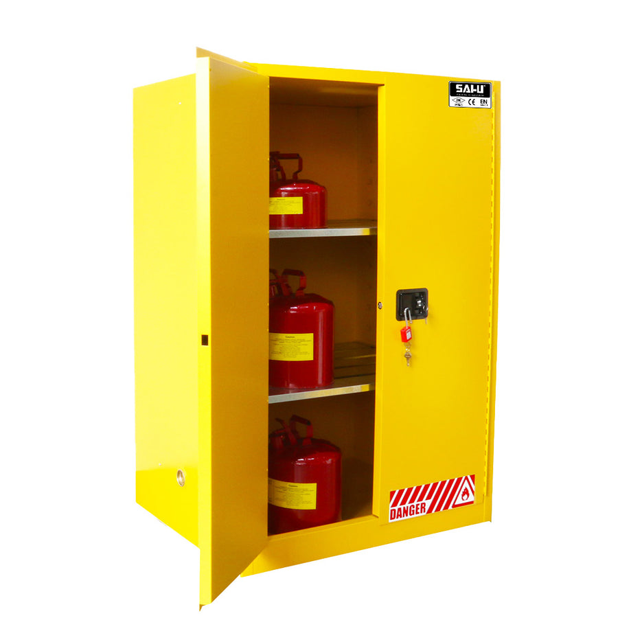 SAI-U Flammable Safety Cabinet SC0090Y, Leak-Proof Emergency Storage – SKU: SC0090Y