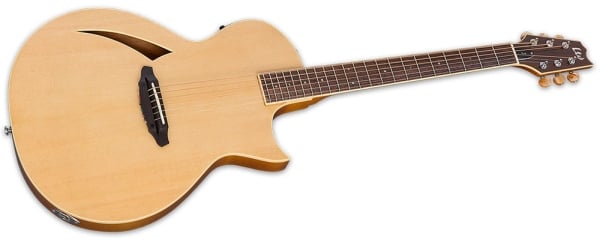ESP LTL6NAT LTD TL-6 Thinline Natural Finish Acoustic Guitar ESP LTL6NAT LTD TL-6 Thinline Natural Finish Acoustic Guitar