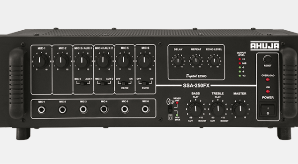 Ahuja SSA250FX Digital Effect 6-Microphone 2-Aux Input Amplifier Ahuja SSA250FX Digital Effect 6-Microphone 2-Aux Input Amplifier
