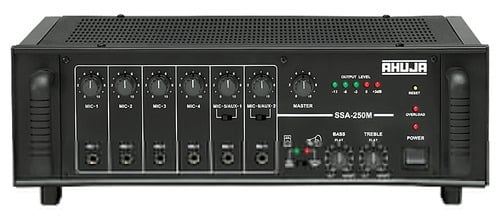 Ahuja SSA250M 6-Microphone & 2-Aux Input Amplifier Ahuja SSA250M 6-Microphone & 2-Aux Input Amplifier