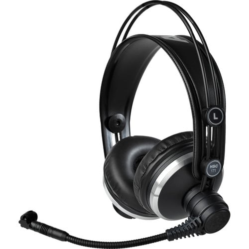 AKG HSC171 XLR Pack with Cables Professional Headset with Condenser Microphone AKG HSC171 XLR Pack with Cables Professional Headset with Condenser Microphone