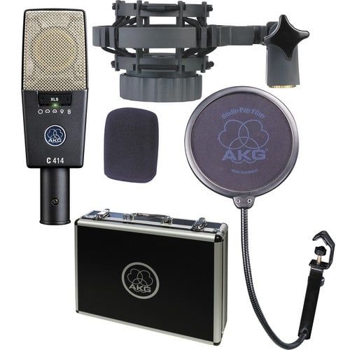AKG C414 XLS Multi Pattern Large Diaphragm Condenser Microphone AKG C414 XLS Multi Pattern Large Diaphragm Condenser Microphone
