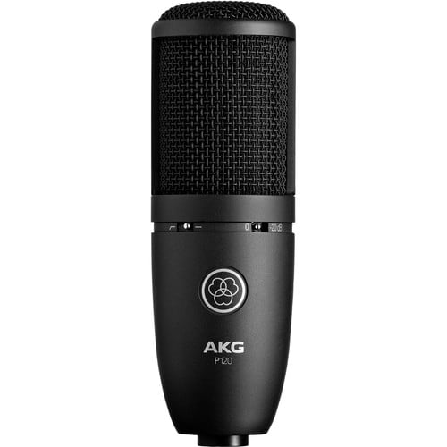AKG P120 High Performance Cardioid Condenser Microphone Black AKG P120 High Performance Cardioid Condenser Microphone Black