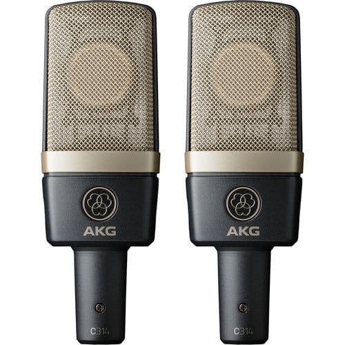 AKG C314 Multi Pattern Condenser Microphone Matched Pair AKG C314 Multi Pattern Condenser Microphone Matched Pair
