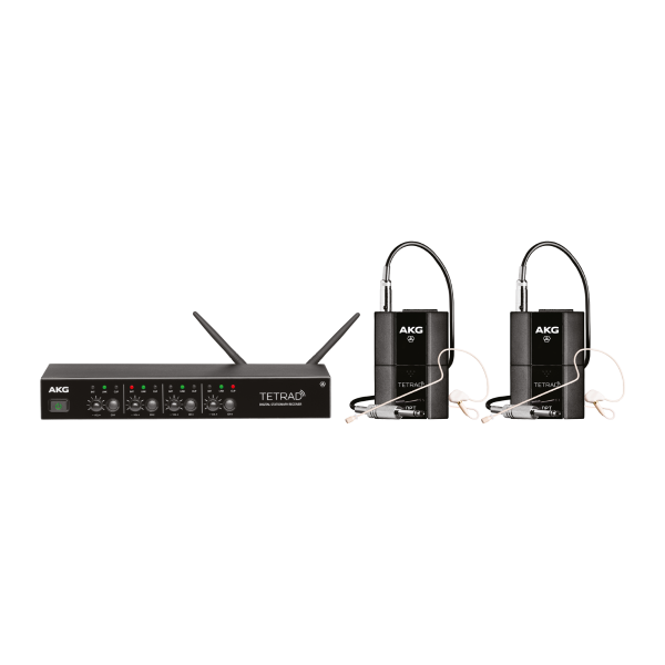 AKG DMS Tetrad Performer Set Professional Digital Four Channel Wireless System AKG DMS Tetrad Performer Set Professional Digital Four Channel Wireless System