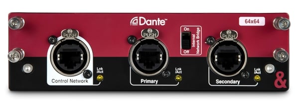 Allen & Heath 64x64 Directional Audio dLive System Dante Card Allen & Heath 64x64 Directional Audio dLive System Dante Card