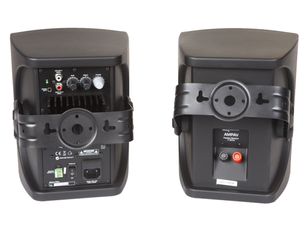 Australian Monitor AMPAV30B 30W Powered Bookshelf Speakers - Pair Australian Monitor AMPAV30B 30W Powered Bookshelf Speakers - Pair