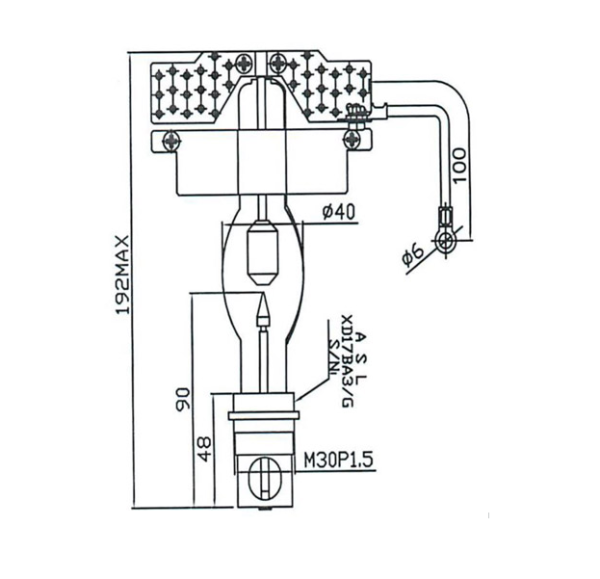 ASL XD17BA3/G Replacement Projector Lamp For SRX-110 ASL XD17BA3/G Replacement Projector Lamp For SRX-110
