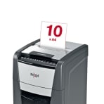 Rexel Optimum Auto+225X 225 Sheet 80 gsm P-4 Jam-Free Auto Reverse Function Cross Cut Shredder Rexel Optimum Auto+225X 225 Sheet 80 gsm P-4 Jam-Free Auto Reverse Function Cross Cut Shredder