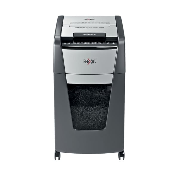 Rexel Optimum Auto+225X 225 Sheet 80 gsm P-4 Jam-Free Auto Reverse Function Cross Cut Shredder Rexel Optimum Auto+225X 225 Sheet 80 gsm P-4 Jam-Free Auto Reverse Function Cross Cut Shredder