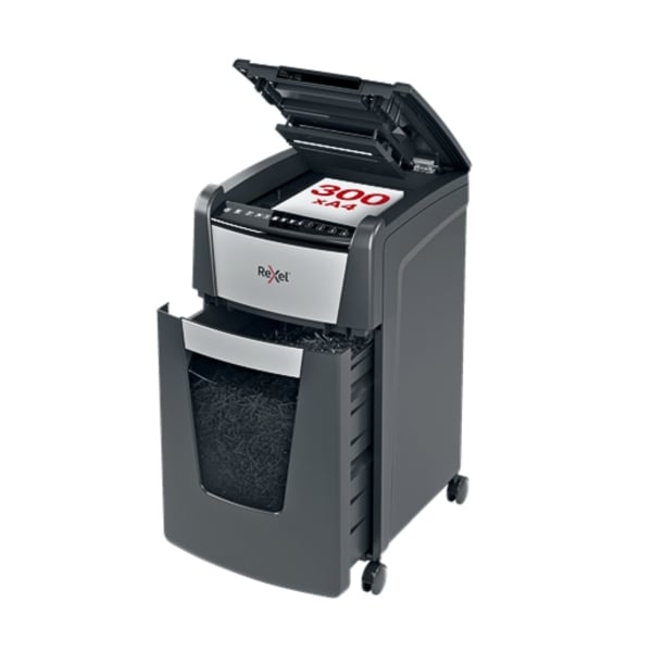 Rexel Optimum Auto+225X 225 Sheet 80 gsm P-4 Jam-Free Auto Reverse Function Cross Cut Shredder Rexel Optimum Auto+225X 225 Sheet 80 gsm P-4 Jam-Free Auto Reverse Function Cross Cut Shredder