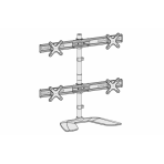 iPlay 7299 Four Monitor LCD LED Adjustable Stand With Steady Base iPlay 7299 Four Monitor LCD LED Adjustable Stand With Steady Base