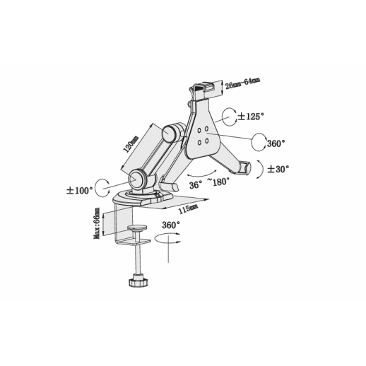 iPlay 303 Universal Tablet Mount For Wall & Desk Stand iPlay 303 Universal Tablet Mount For Wall & Desk Stand