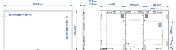 Philips Signage Solution U-Line 4K UHD 84 Philips Signage Solution U-Line 4K UHD 84