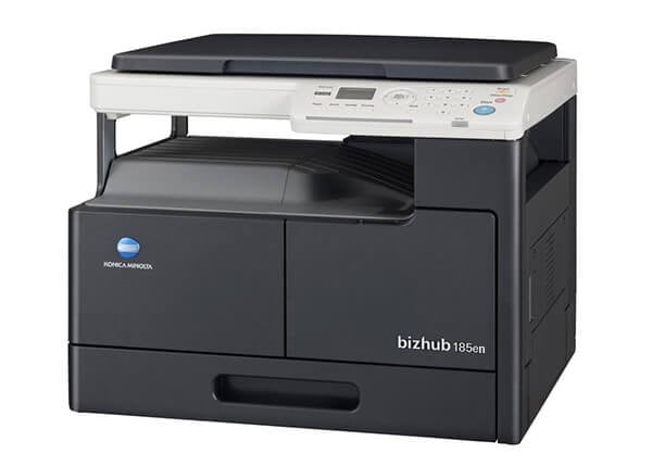 Konica Minolta bizhub 185en with 250-Sheet Paper Capacity Multifunction Monochrome Printer Konica Minolta bizhub 185en with 250-Sheet Paper Capacity Multifunction Monochrome Printer