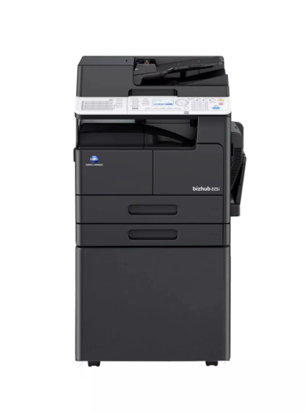 Konica Minolta bizhub 225i 22/8 PPM Monochrome Printer with Copy, Scan, and Fax for Small Offices Monochrome Printer