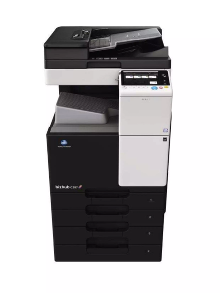 Konica Minolta bizhub 287 Office Printer with 28 ppm High Quality Monochrome Printing and Scanning