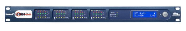 BSS Soundweb London BLU-805 Signal Processor with BLU link and AVB BSS Soundweb London BLU-805 Signal Processor with BLU link and AVB
