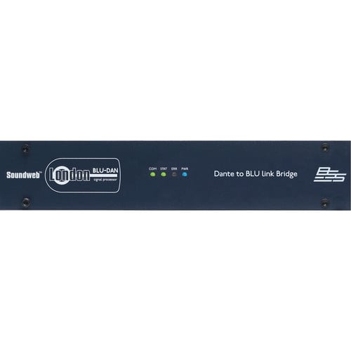 BSS Audio BLU-DAN Dante/AES67 to BLU Link Bridge Processor BSS Audio BLU-DAN Dante/AES67 to BLU Link Bridge Processor