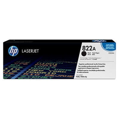 HP 822A Black Original LaserJet Toner Cartridge C8550A HP 822A Black Original LaserJet Toner Cartridge C8550A