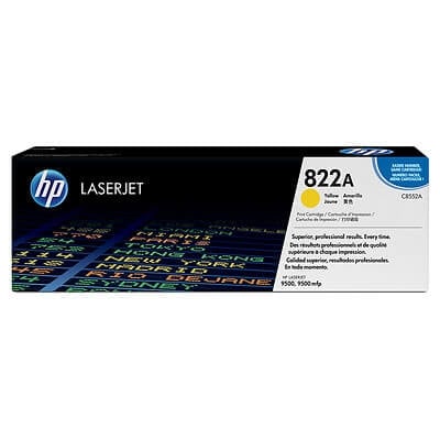 HP 822A Yellow Original LaserJet Toner Cartridge C8552A HP 822A Yellow Original LaserJet Toner Cartridge C8552A