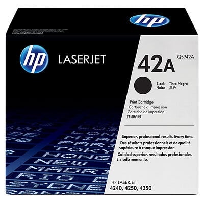 HP 42A Black Original LaserJet Toner Cartridge HP 42A Black Original LaserJet Toner Cartridge