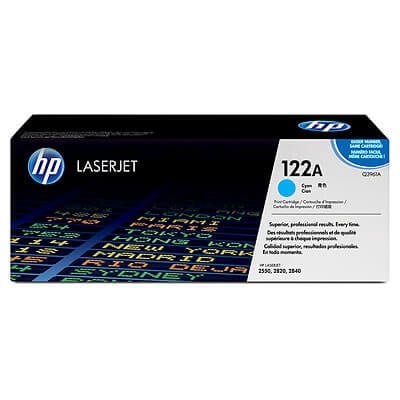 HP 122A Cyan Original LaserJet Cartridge Q3961A HP 122A Cyan Original LaserJet Cartridge Q3961A