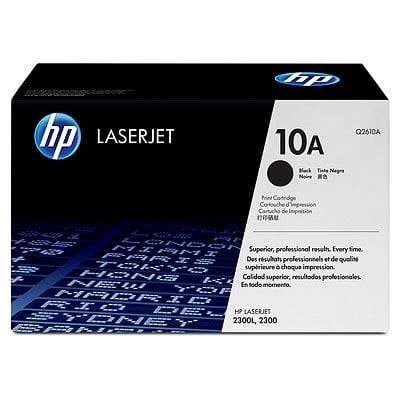 HP 10A Black Original LaserJet Toner Cartridge Q2610A HP 10A Black Original LaserJet Toner Cartridge Q2610A