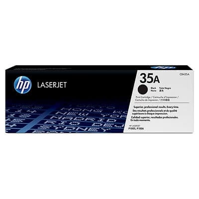 HP 35A Black Original LaserJet Toner Cartridge CB435A HP 35A Black Original LaserJet Toner Cartridge CB435A