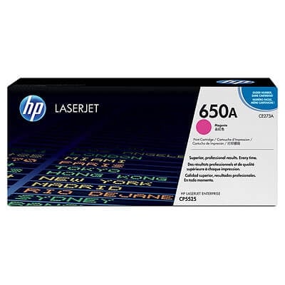 HP 650A Magenta Original LaserJet Toner Cartridge CE273A HP 650A Magenta Original LaserJet Toner Cartridge CE273A