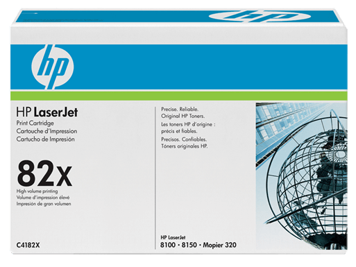 HP 82X Black Original LaserJet Toner Cartridge C4182X HP 82X Black Original LaserJet Toner Cartridge C4182X